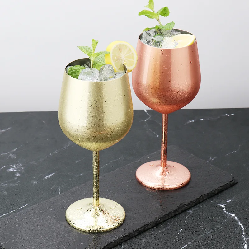Stainless Steel Martini Cocktail Glass Wine Goblet