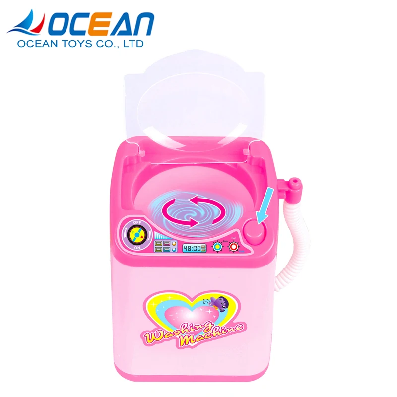 Girls clothes cleaning toys household electrical appliances pretend play battery mini washing machine toy