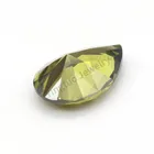 Cubic Zirconia Cubic Zirconia Gemstone 5A Grade Peridot Pear Cut Cubic Zirconia Gemstone For Jewelry