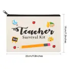 Cotton Canvas Canvas Customized With Zipper Custom Printed Cotton Pouch Cotton Canvas