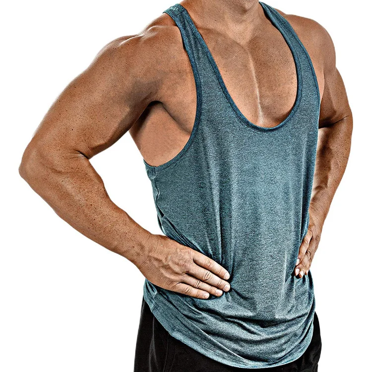 Men's Gym Muscle Shirt Y-back Stringer 