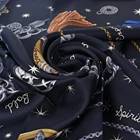Scarf No MOQ Custom 100% Silk Scarves Digital Printing Women Scarf Silk Scarf