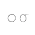 Gold Earrings Classic Glossy Women's Jewelry Gold Plated Rose Gold Stainless Steel Stud Earrings