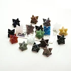 Stones Merkaba Natural Wholesale Gem Clear Rose Quartz Crystals Reiki Healing Stones Merkaba For Gifts