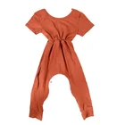 Clothes Infant Summer Soft Cotton Wholesale Baby Clothes Infant Baby Girls Short Sleeve Summer Romper