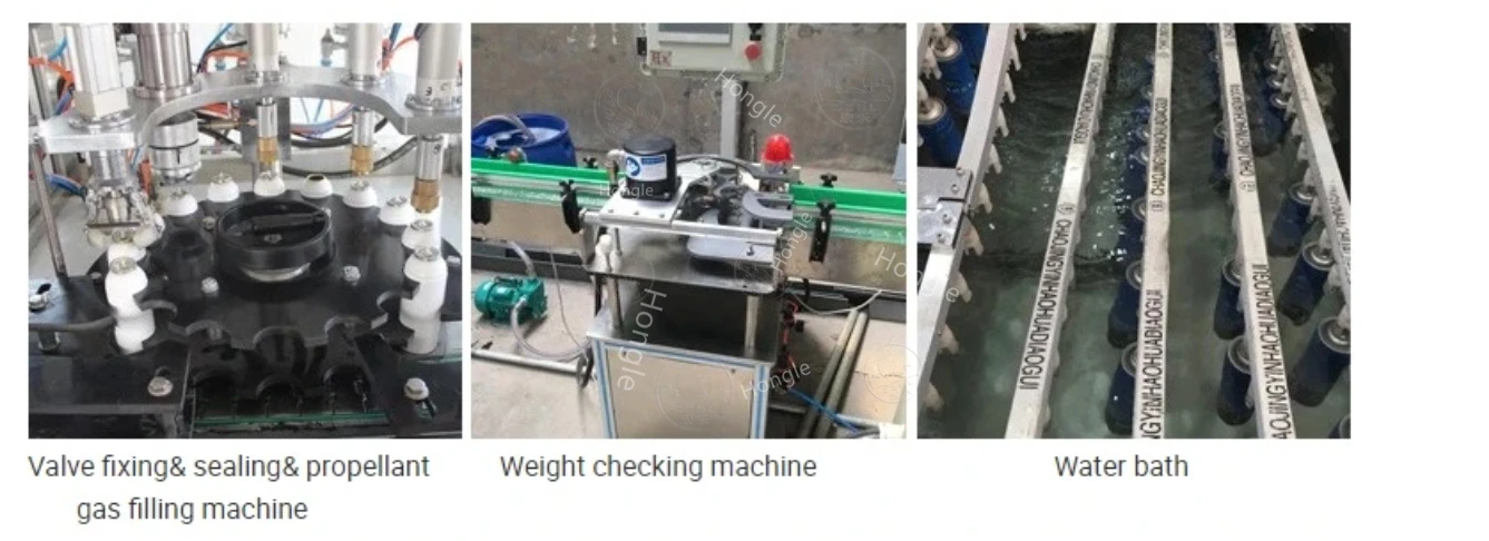 Full Automatic Aerosol Detergent Pesticides Automotive Carb Cleaner Filling Machine Production Line Maquina De Espuma En Aerosol manufacture