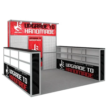 Hot sell US standard 3x3 Trade Show exhibition booth with 3D Design Models