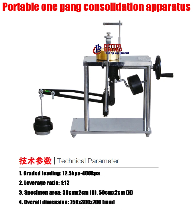 Three Gangs Medium Pressure Consolidation Apparatus Buy Automatic