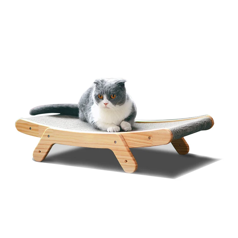 angled cat scratching post