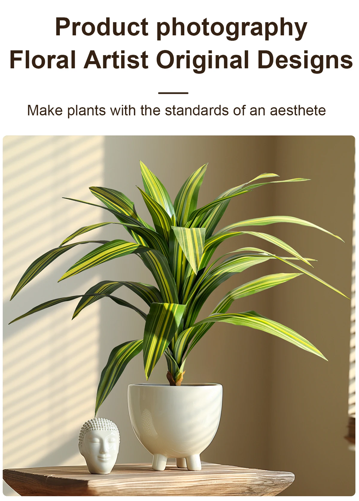 Durable Indoor/Outdoor Home Office Decor Large Green Palm Bonsai Tree Artificial Grass with Silk Material in Plastic Pot factory