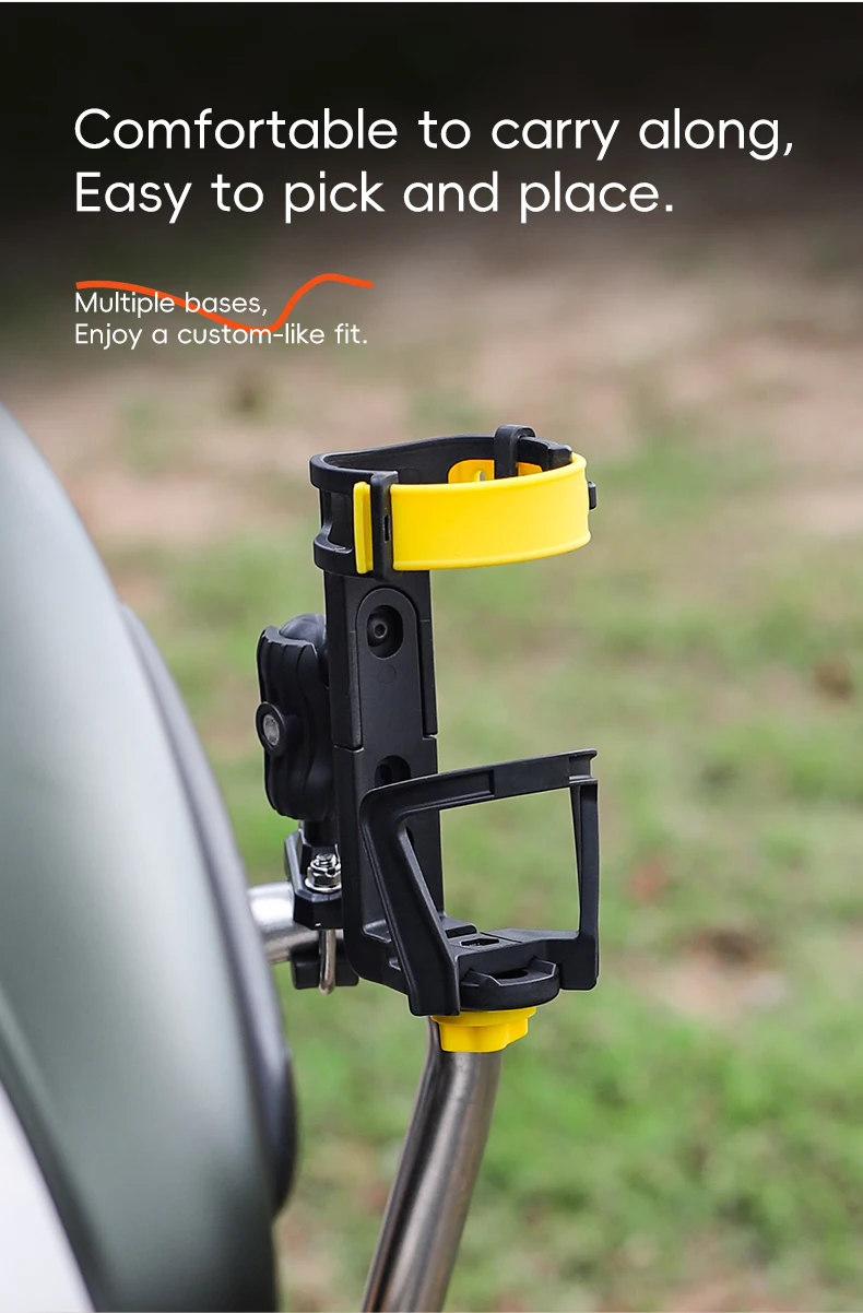 product smnu aluminum alloy bike motorcycle water bottle holder with 60 78mm cup mount cycling accessories-4