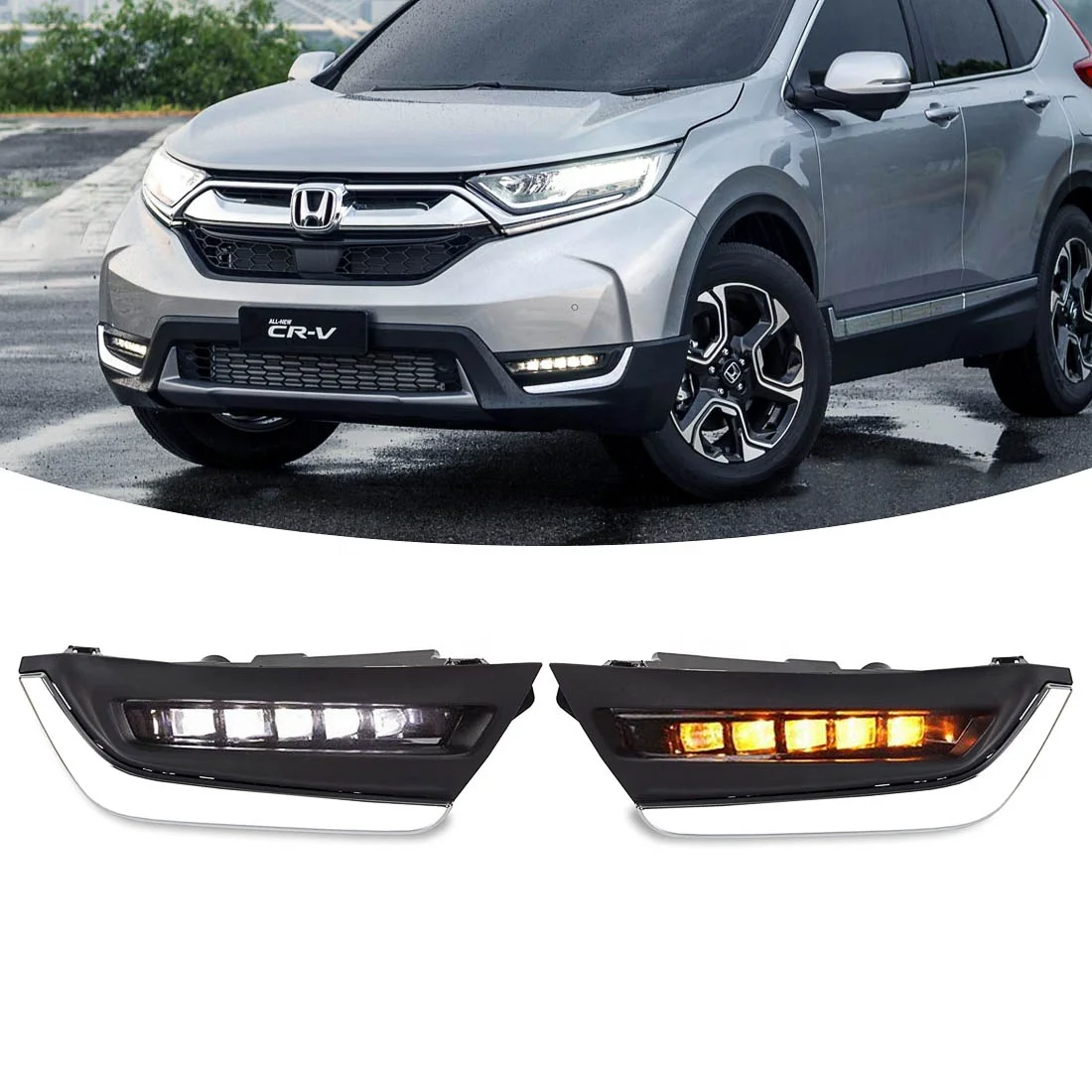 honda crv fog light lens replacement