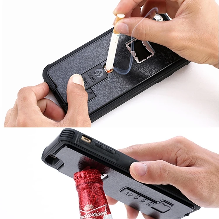 Free Shipping Cigarette Lighter Phone Case For Iphone 11 Xr X Xs Max 8 7 6 Plus Bottle Opener Heavy Duty Protection Cover - Buy Cigarette Lighter,Cigarette Lighter Phone Case,Bottle Opener