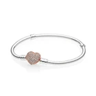 Silver Charm Silver S925 Silver Snake Bone Chain Bracelet For Pandora Charm