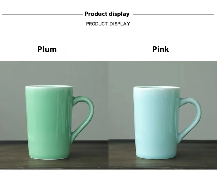 product longquan celadon large large classic design capacity ceramic mug draft beer water ceramics cup for summer party drinking cup-7