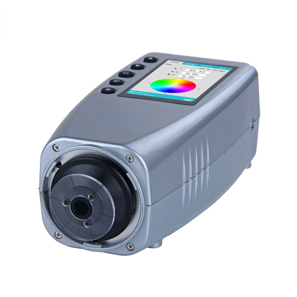 Inexpensive Portable Wr10 8mm Delta E Colorimeter Color Meter Plastic