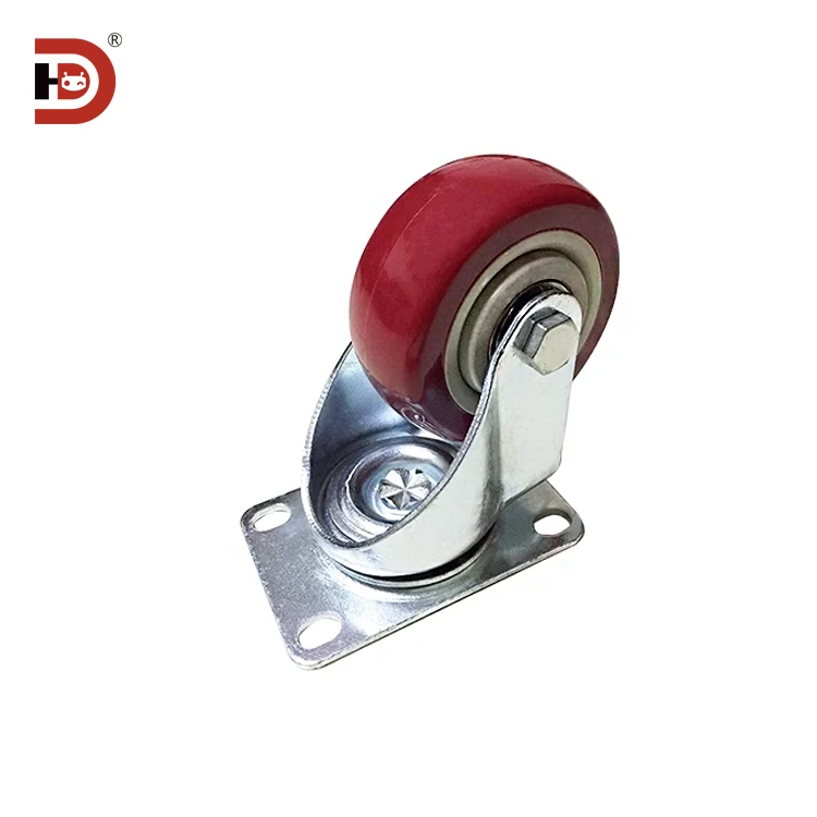 3-inch Dual Bearing Omnidirectional Foot Wheels Flatbed Luggage Mobile Shelf Casters Directional Wheels factory