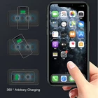 Phones 5 Coils Wireless Charging Pad Fast Charging 15W Qi Inductive Charger For IPhone /Samsung Phones