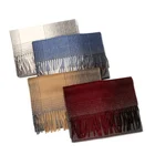Scarf Fringe Pashmina Scarf Good Quality Thick Cashmere Soft Brushed Pashmina Wrap Scarf With Fringe