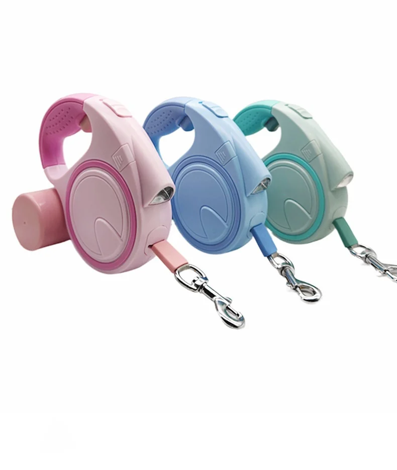 New Multi-functional 5-meter Pet Leash with LED Light and Storage Box Convenient for Dogs to Go Out Pet Products details
