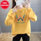 Hoodies Free Shipping Wholesale Custom Logo Printed Hoodies 100% Cotton Crewneck Pullover Oversize Hoodies