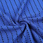 Spandex Special Design New Cystom Yarn Dyed Poly Spandex Knit Dobby Stripe Fabric For Dress
