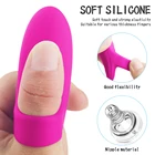 Penis S-HANDE Manufacturer Soft Silicone Rechargeable Finger Vibrator Magnetic Penis Sleeves Finger Sleeves