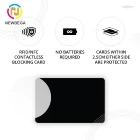 Card Rfid Blocker Card Anti-theft Swipe Shield Blocking Card RFID Blocker Chip White Card