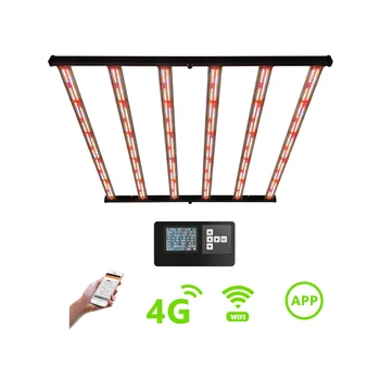 2024 Professional 720w LED Grow Light Full Spectrum 6bar LM281B+ with Samsung Chip for Veg and Bloom IP65 Aluminum Body