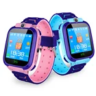 Sim Card Amazon Hot Selling Q12 Z6 2G GPS/LBS Tracker Sim Card Kids Smart Watch