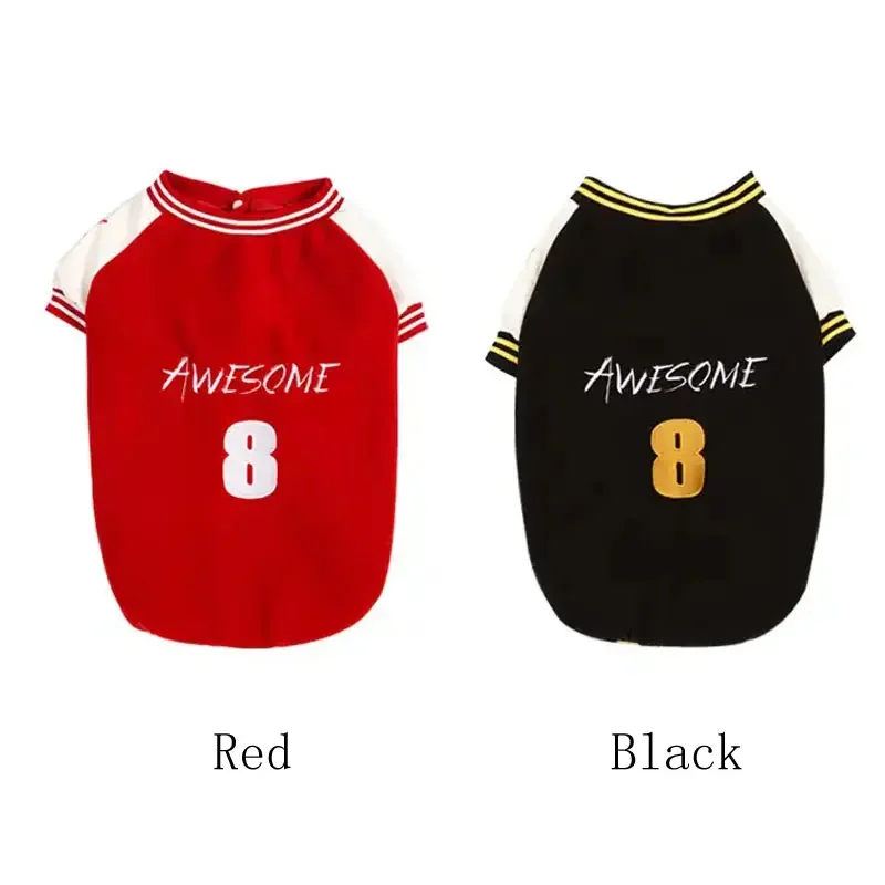 Dog Clothes for Small Dogs Bulldog Baseball Wear Pet Sweatshirt Pet Costume Hoodie Pour Chien