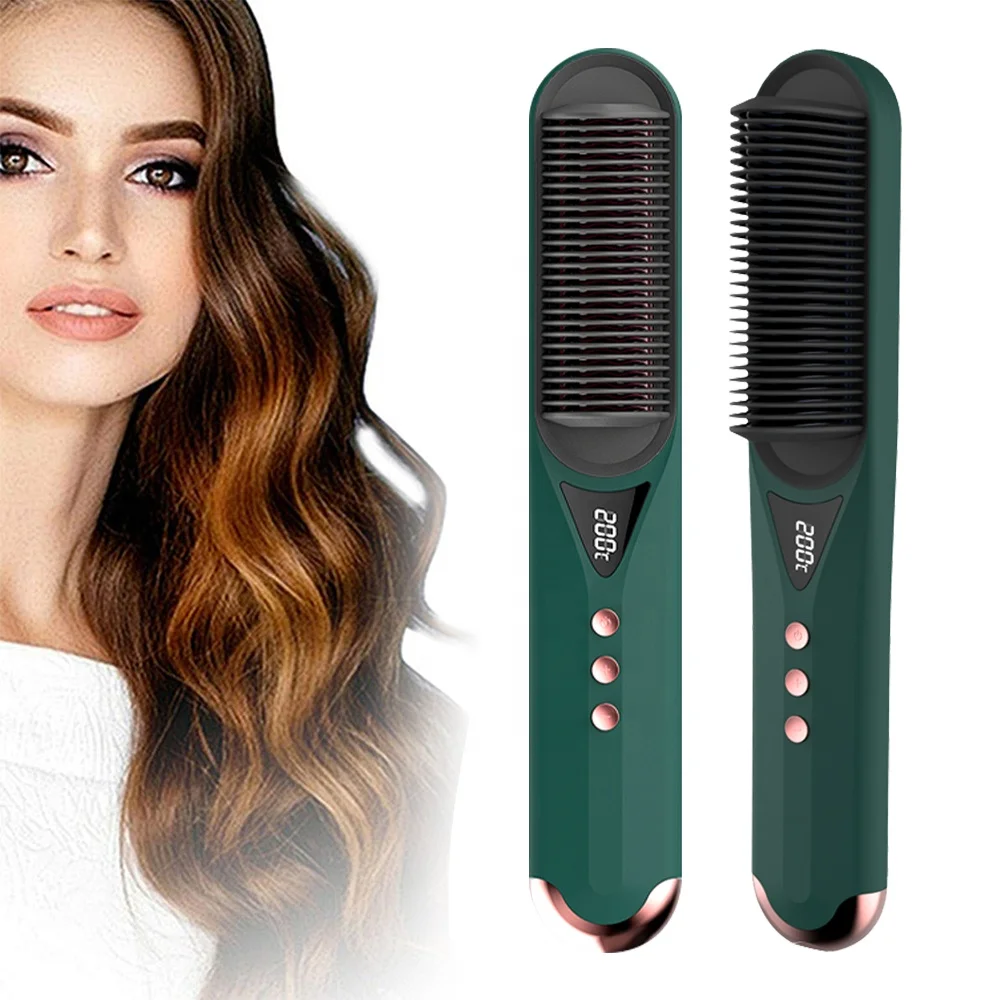 Perfect For Professional Salon At Home Electric Anti Scalding Hot Comb Hair  Straightening Brush - Buy Hair Straightener Hair Straightener Comb Hair  Straightener Brush Infrared Hair Straightener Hot Comb Hair Straightening  Brush,Hair