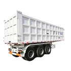 Trailer Dump Trailer 3 Axle 4 Axle 40 Cubic 45 Cubic Meter Dump Semi Trailer For Sale