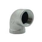 Steel Fitting 316l Stainless Steel Pipe Fitting Ss 304 316L 90 Degree Forging Female Reducing Shape Thread Bsp Elbow