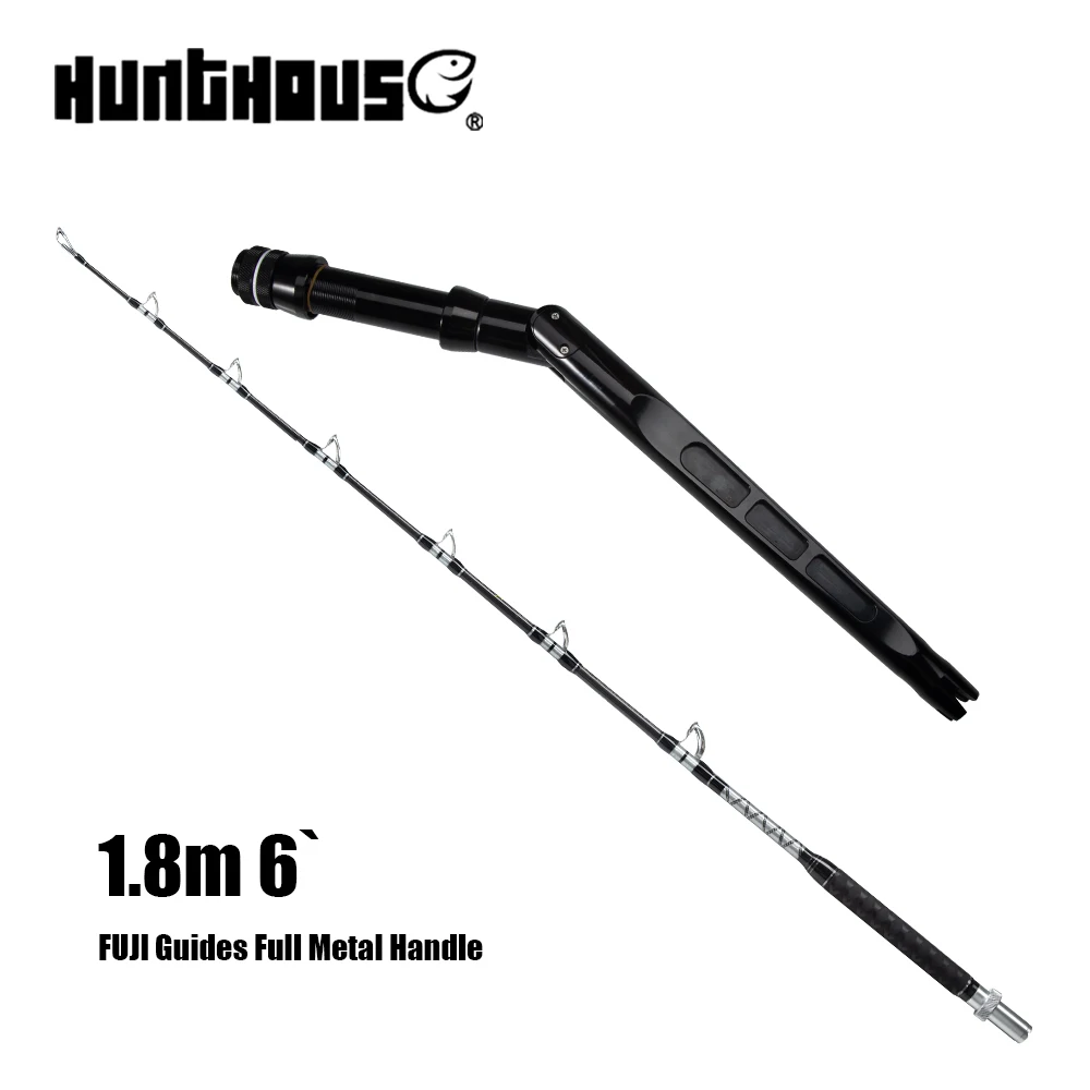 Hunthouse Heavy Trolling Rod Big Game Rods Adjustable Handle M Ft