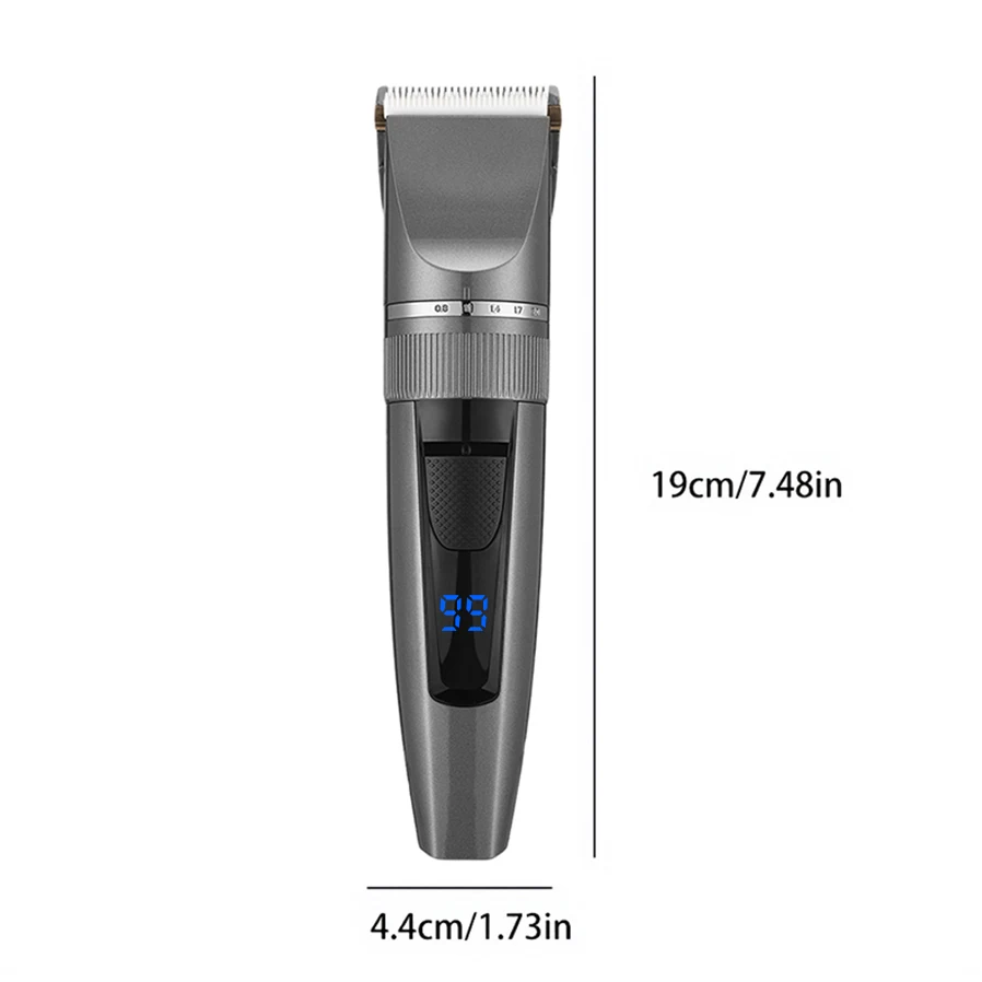 Intelligent Household Electric Shaver Long Battery Life New Power Pusher Shaving for Clipper Stainless Steel Blade for Hotel RV details