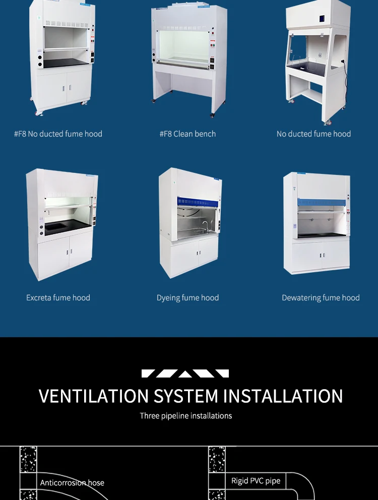 F9-PD-W1800 Laboratory Fume Hood China Direct Factory Supplier for Hospital for School Laboratory Fume Cupboard Lab Equipment