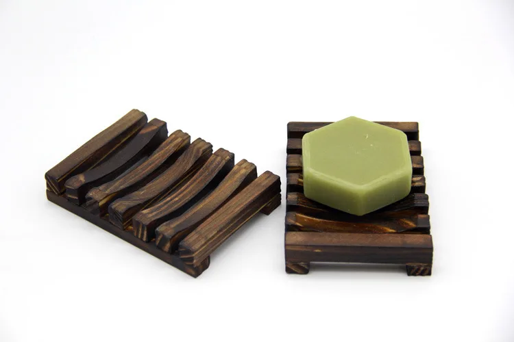 H436 Home Bathroom Hotel Wholesale Custom Handmade Soaps Disk Creative Multi Colour Wood Bamboo Soap Dishes