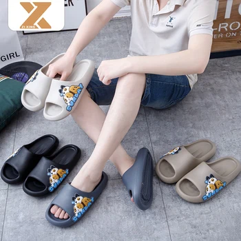 Factory Price Thick Platform Non-slip Flip Flops with Soft EVA Pillow Slides Cloud Indoor Slippers Home Comfortable Man Slippers