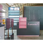 Bespoke Skincare Retail Shop Furniture Beauty Salon Store Display Design Custom Fashion Cosmetics Display Counter