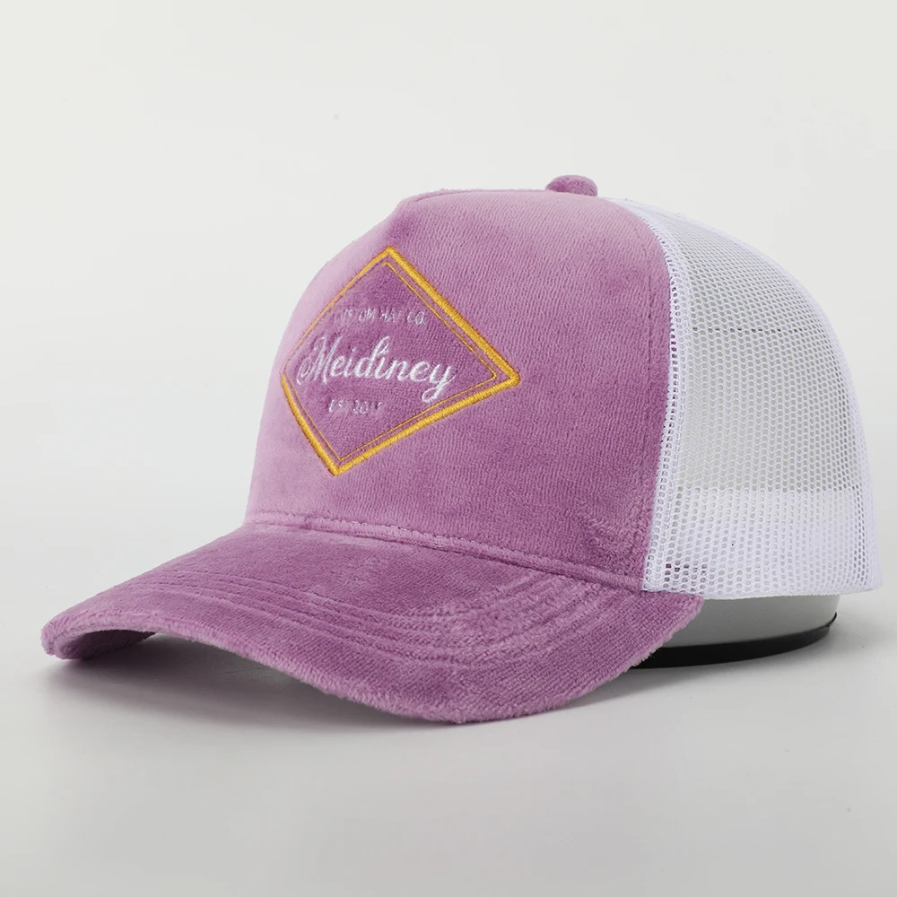 velvet trucker hat wholesale