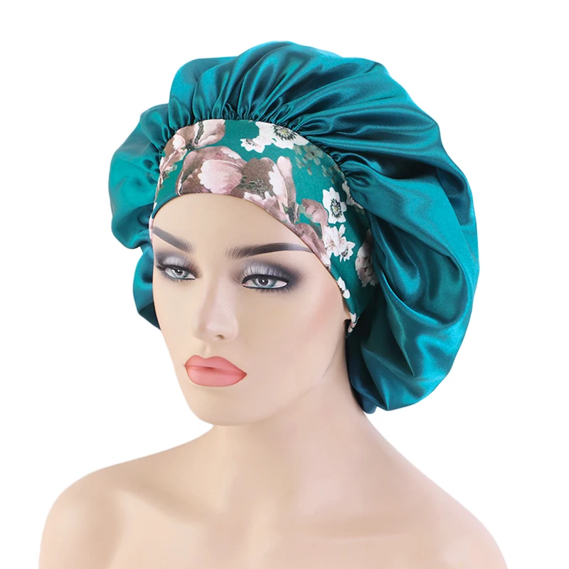 wide band silk bonnet