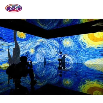 Factory Sale Indoor Magic 3D Hologram Restaurant Wall Projection System for Hotel
