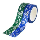 Thick Tape Custom Printing Thick Soild Color Bronze Foil Washi Tape Gray