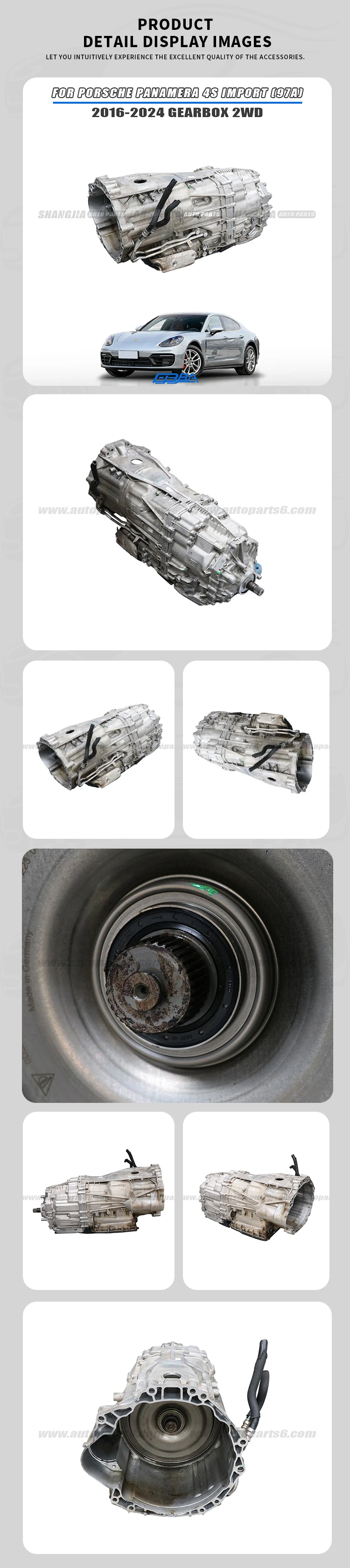 product dismantling parts quality automotive wave box 2 drive for porsche panamera 4s import 97a 2016 2024 oe 9a7300023bx-3