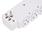 Power Pc Socket 3 Outlet Wall Extension Power Pc Socket Rotate Power Strip