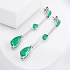 Silver Earrings Silverearrings New Design DIY 925 Silver Jewelry Pendient Long Earrings For Women