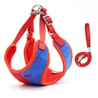 Vest Double-sided Color Suede Cat Sling Belt Cat Vest Leash Harness For Cat