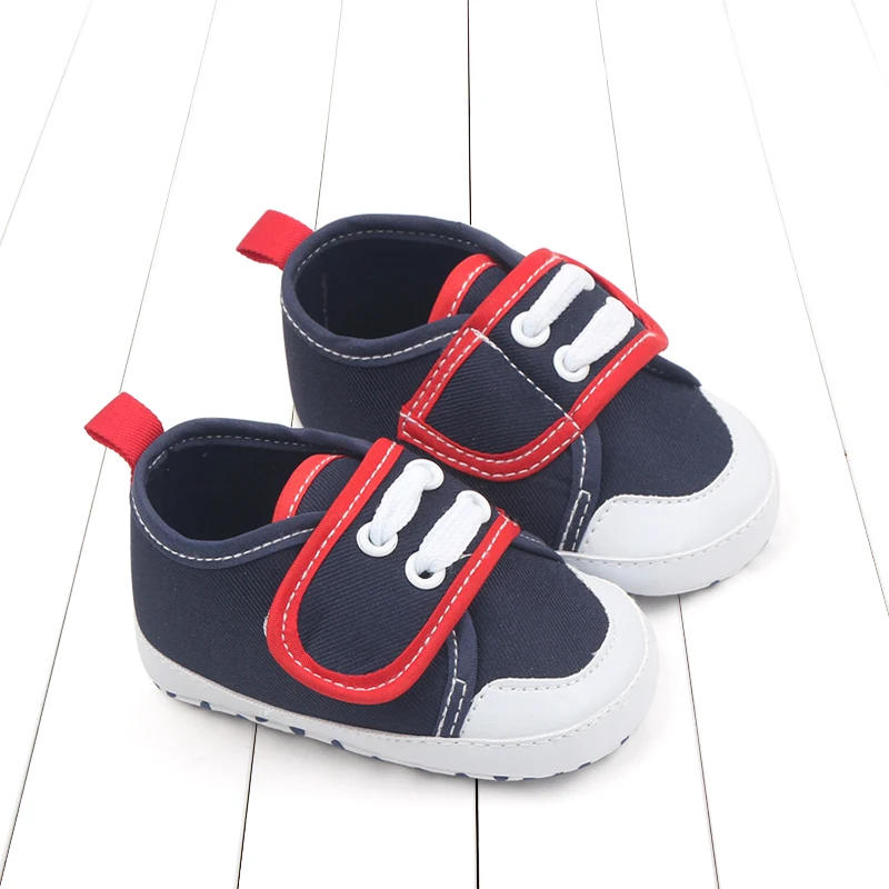 New Arrival Spring& Autumn Soft Soled Canvas Shoes Baby Shoes for Girls and Boys manufacture