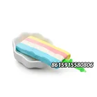 Halal Hot Selling Ice Cream Shape Colorful Fruit Flavor Marshmallow